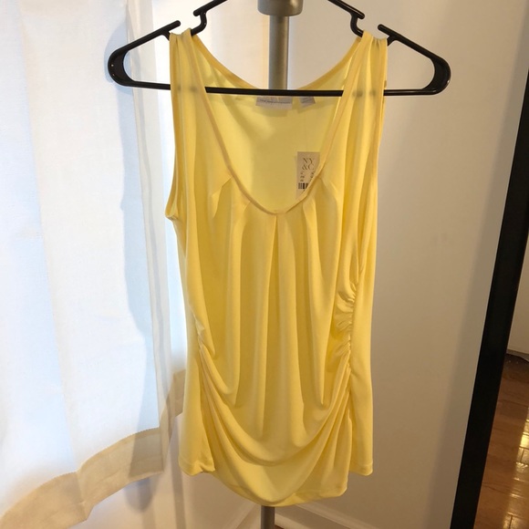 Yellow New York and Company tank top - Picture 1 of 1